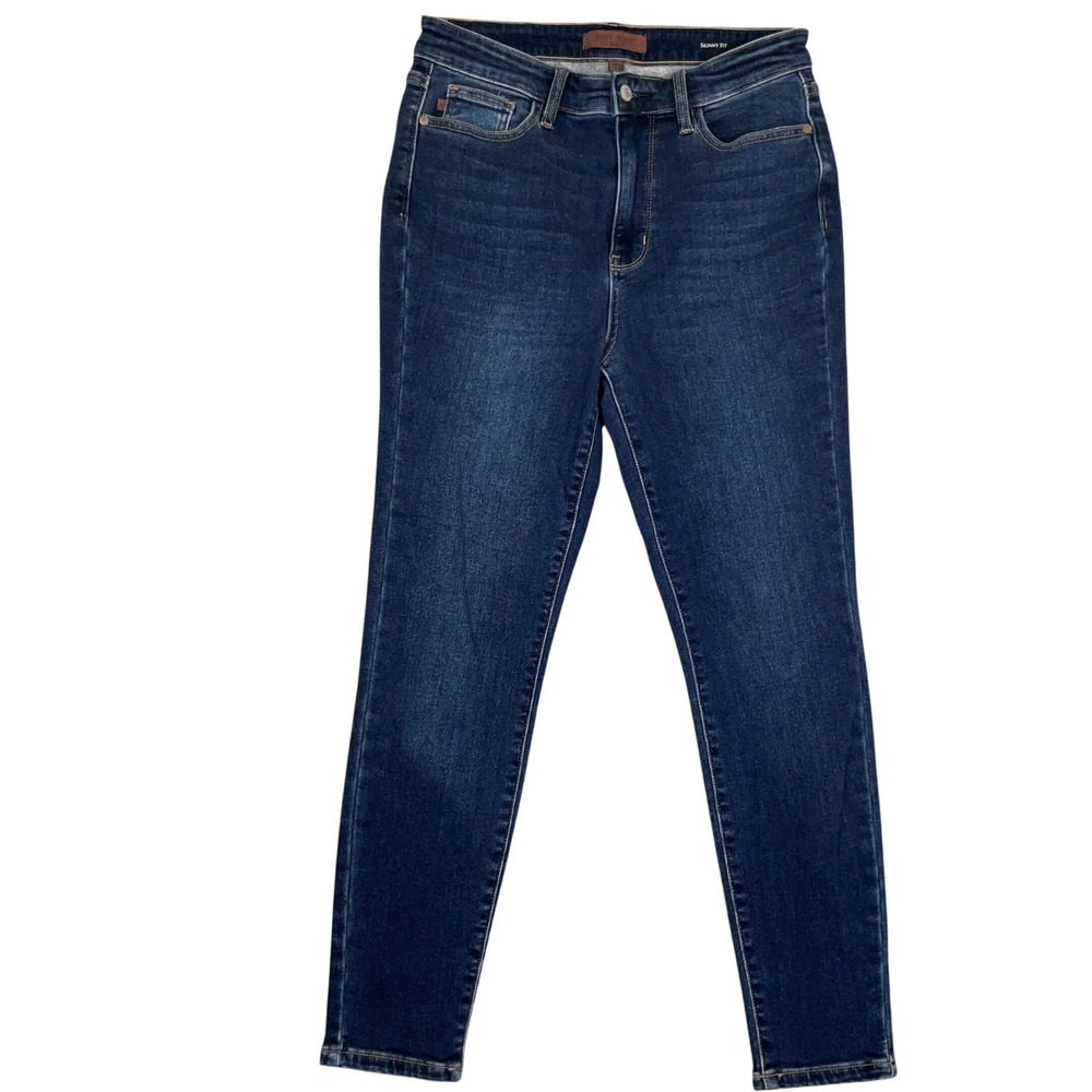 Judy Blue Jeans Womens 11/30 Indigo Skinny Fit High Rise JB82585DK Everyday